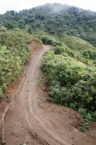 Road Through The Burma Mountains