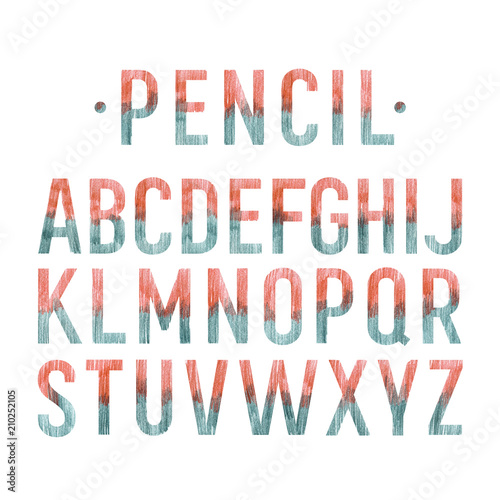 pencil font