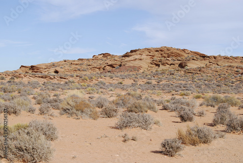 Sandstone desert landscape of Arizona