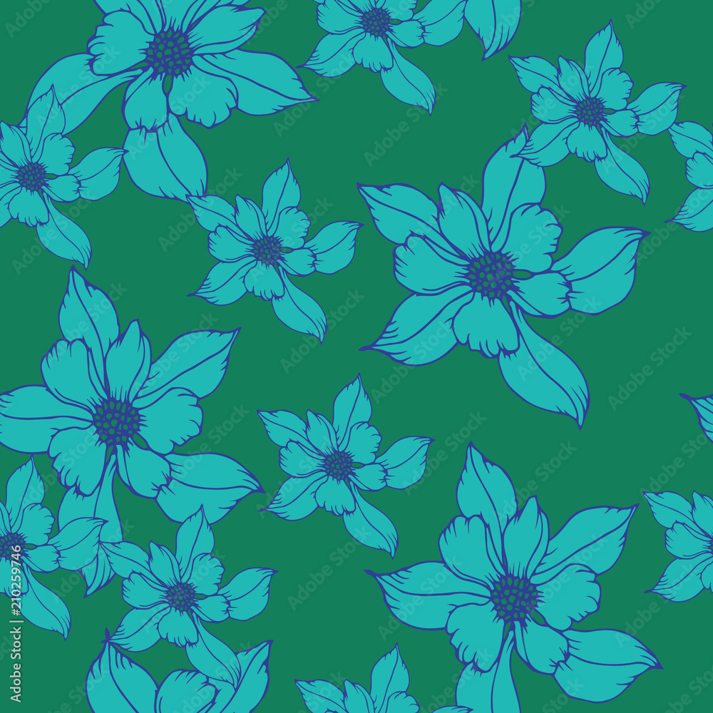 Abstract elegance pattern with floral background. Abstract elegance pattern with floral background.