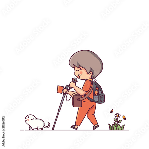 Blind Man and the Dog