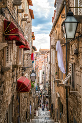 Keuken achterwand Smal steegje Smalle steeg in oude Dubrovnik  © InfiniteFlow