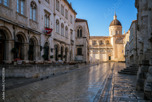 Dubrovnik Cathedral in Dubrovnik old town, Croatia photo