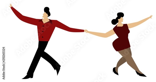 ballroom salsa tango dancers