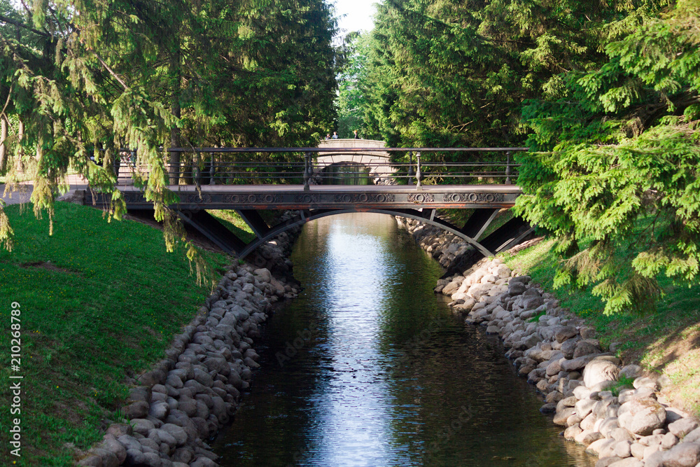 bridge with reflection