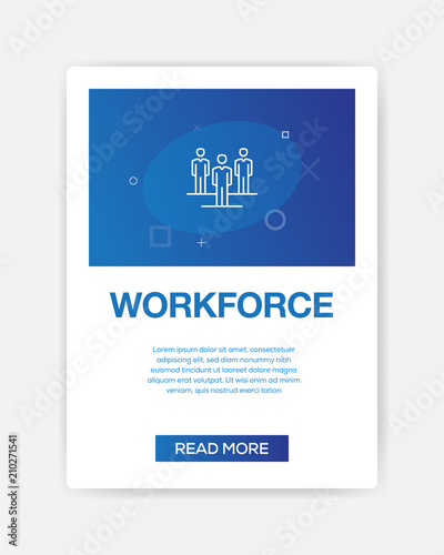 Workforce Icon Infographic
