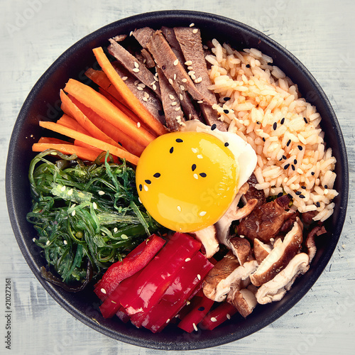 Bibimbap - traditional Korean dish
