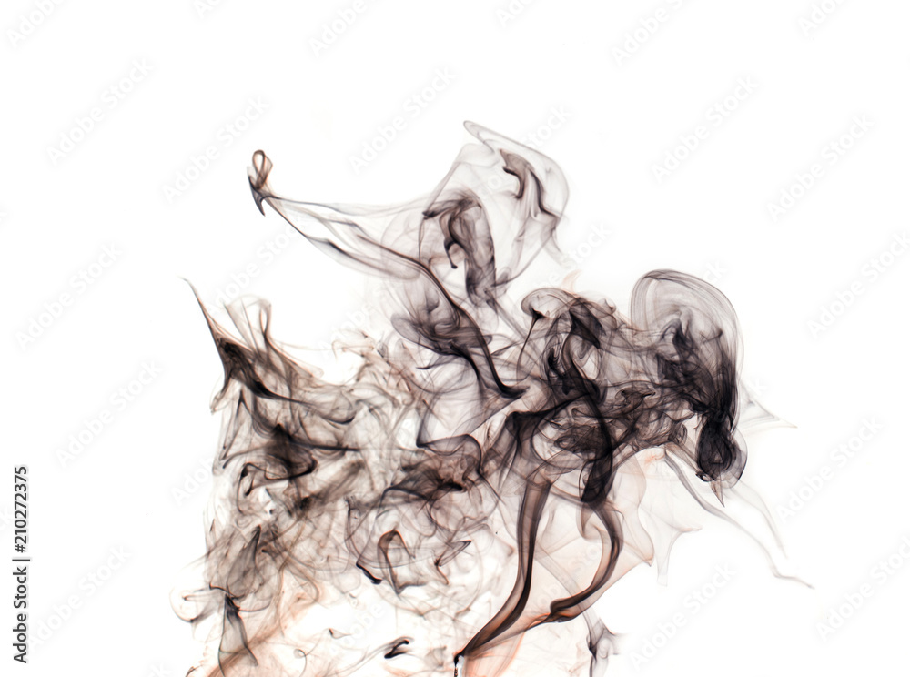 Fototapeta premium Poison dangerous brown smoke.