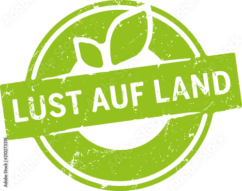siegel Lust auf Land