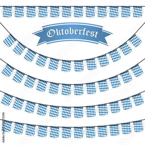 different Oktoberfest garlands