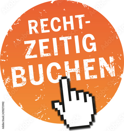 button rechtzeitig buchen mit Maushand