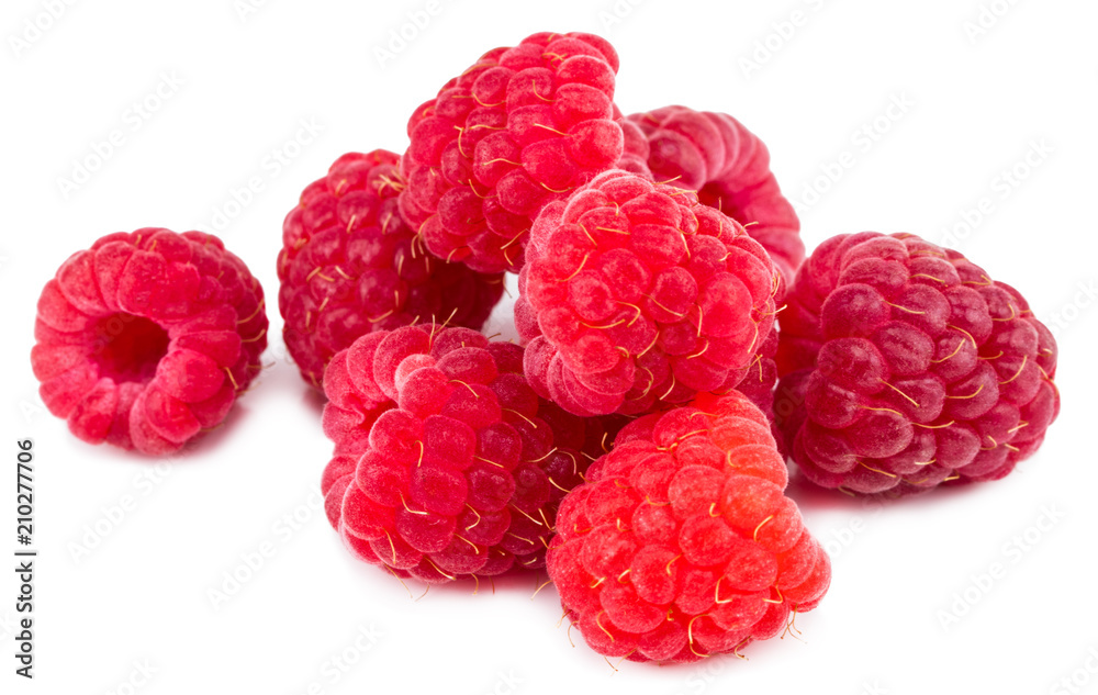 Raspberry. Raspberry isolated. Raspberry on white background