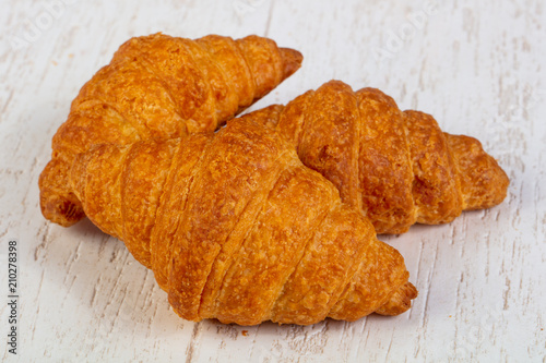 Delicious french croissant