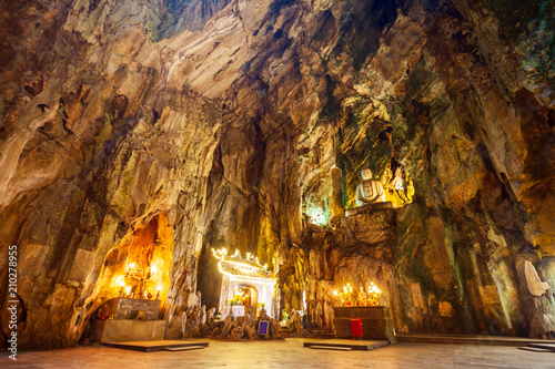 Marble mountains cave in Danang