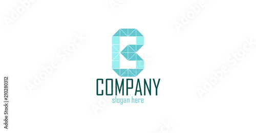 B logo abstract