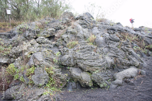 cognoli di Ottaviano, solidified lava in the shape of a rope in Vesuvius Nati photo