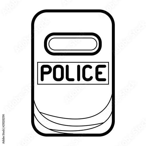 Police assault shield