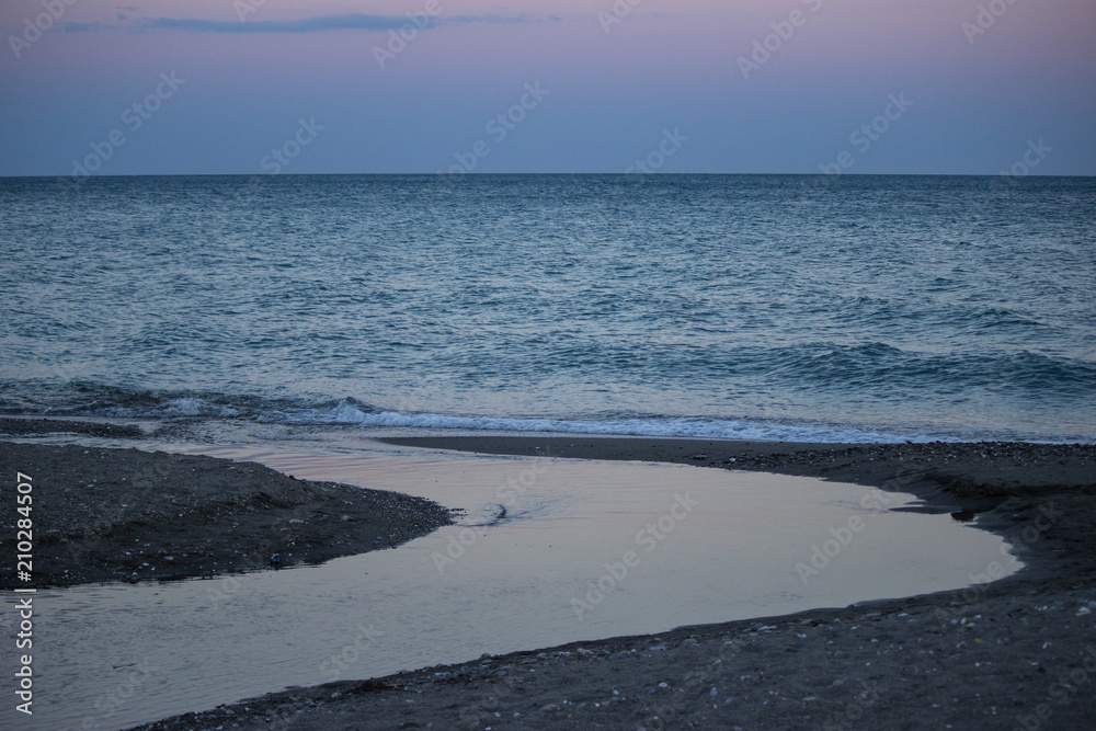 Obraz premium River in the see.