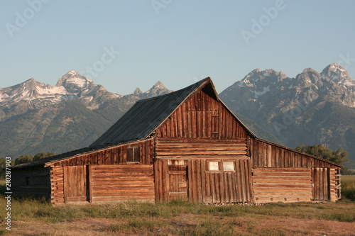Barn around The Grand Teton National Park 4