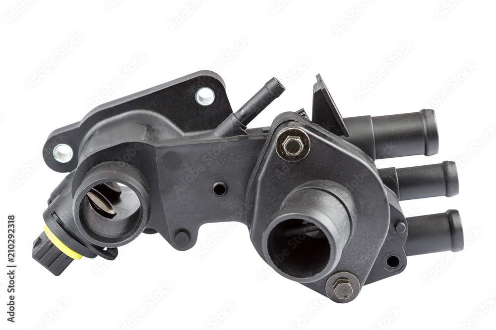 Thermostat housing and the engine temperature sensor of the car Thermostat housing and the engine temperature sensor of the car