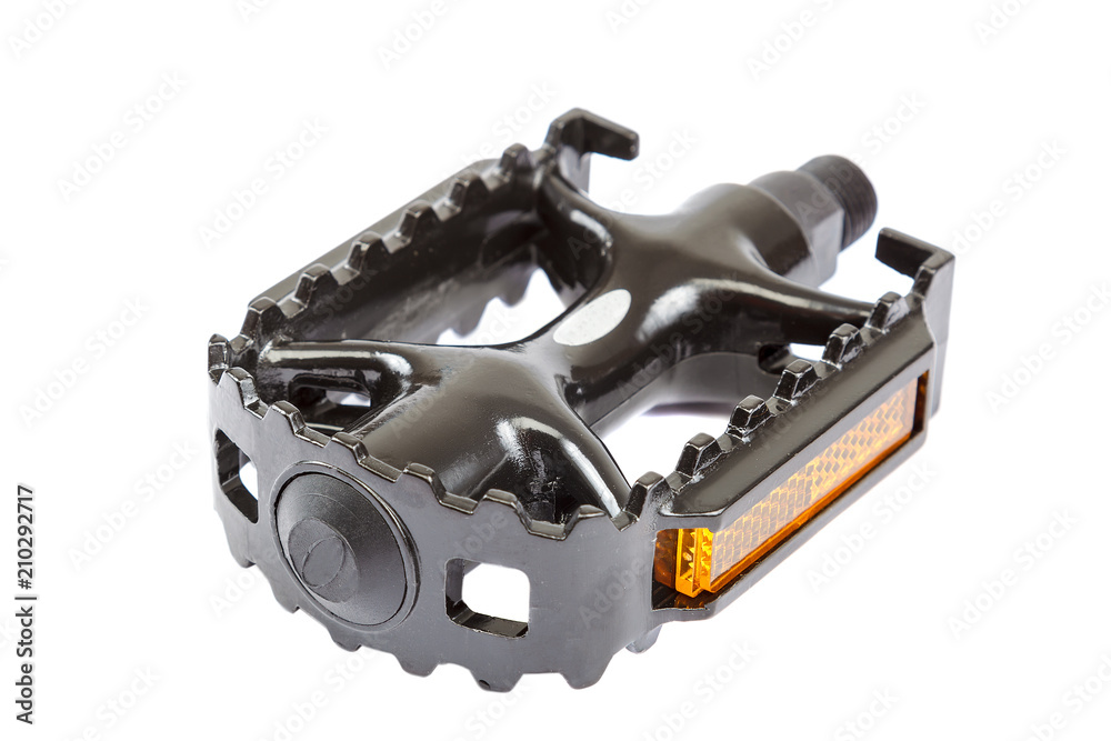 Bicycle pedals isolated on a white background.