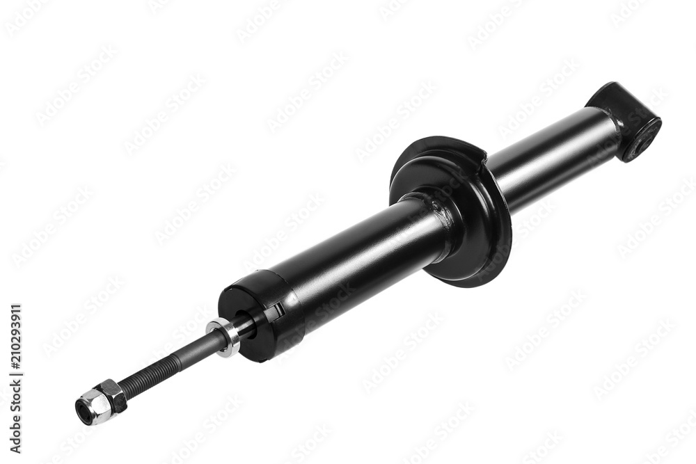 Suspension Strut car isolated on white background Suspension Strut car isolated on white background