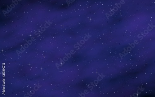 Colorful and beautiful space background. Outer space. Starry outer space texture. 3D illustration