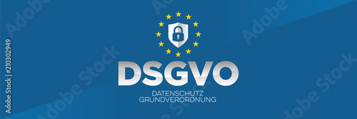 DSGVO Datenschutz Grundverordnung Banner