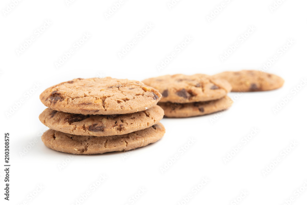 cookies isolated on white background. cookies isolated on white background.