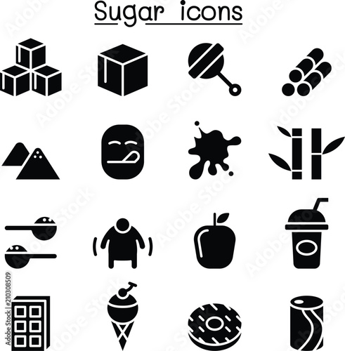 Sugar icon set