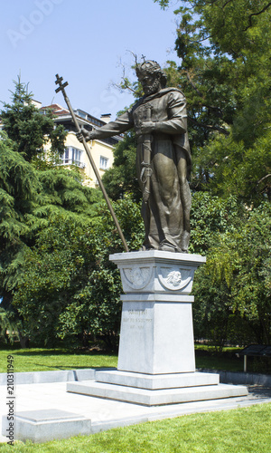Sofia, statue of Tsar Samuil (Samuel of Bulgaria)