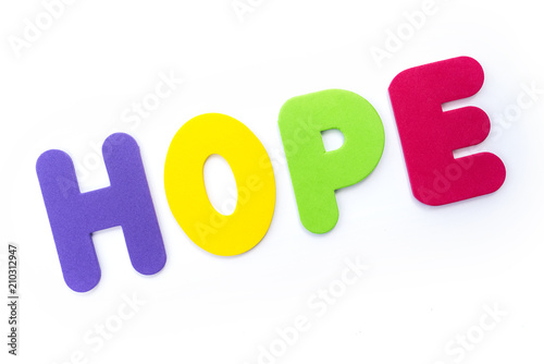 The word HOPE