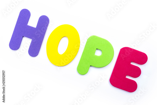 Wallpaper Mural The word HOPE Torontodigital.ca