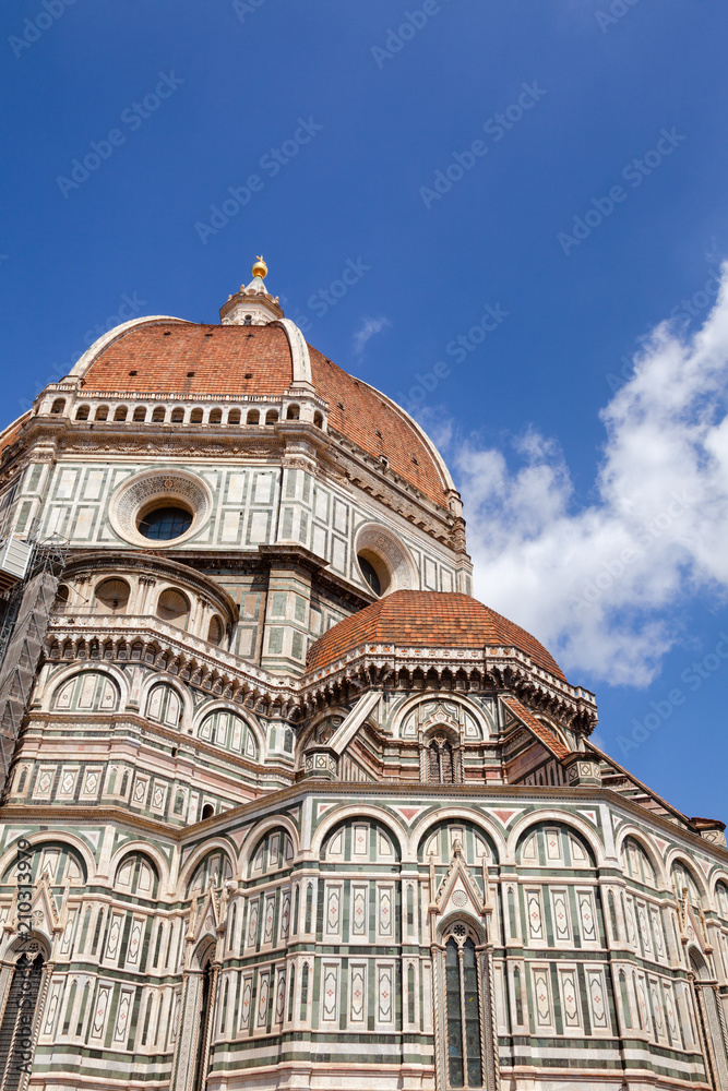Florence Cathedral dome Piazza del Duomo Florence Tuscany Italy