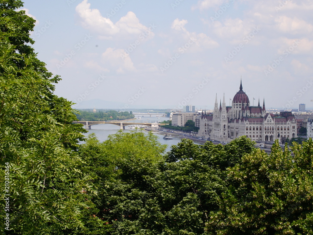 Budapest - Blick auf Pestufer 7