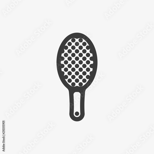 Comb vector, Flat Vector illustration, sign in white background