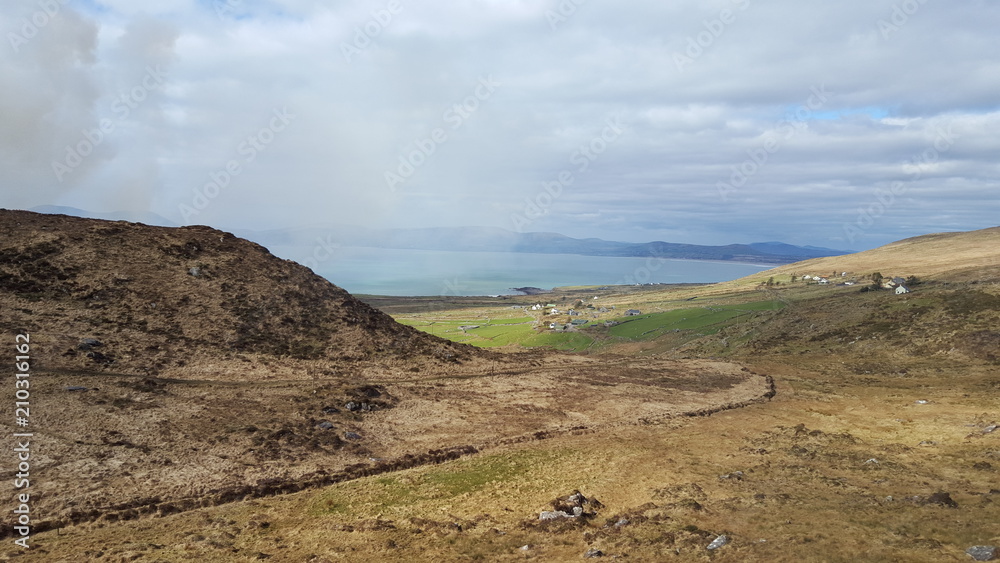 Wunderschönes Irland Panorama  - Ring of Kerry 