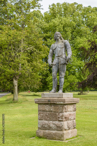 Statue of King Charles I (1600-1649), at Glamis Castle, in Angus, Scotland.