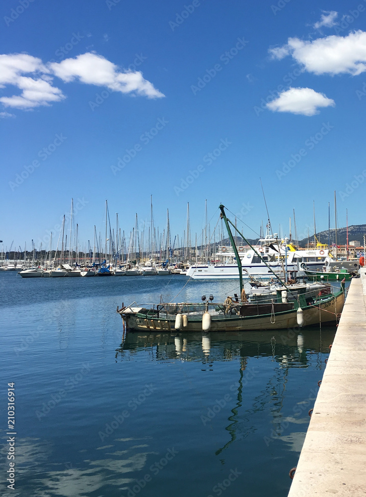 Toulon Harbour Sunshine
