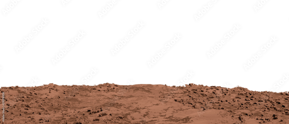 Obraz premium ziemia marsjańska