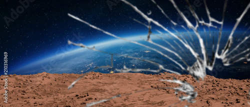 Fototapeta Naklejka Na Ścianę i Meble -  martian land