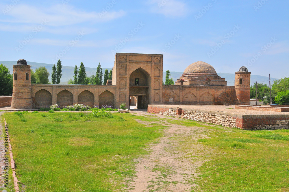 Old madrassah in  Hissar village, Tajikistan
