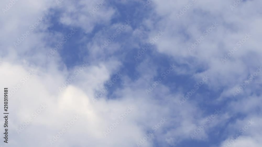 Time-lapse of Clouds and Blue Sky. Time-lapse of Clouds and Blue Sky.