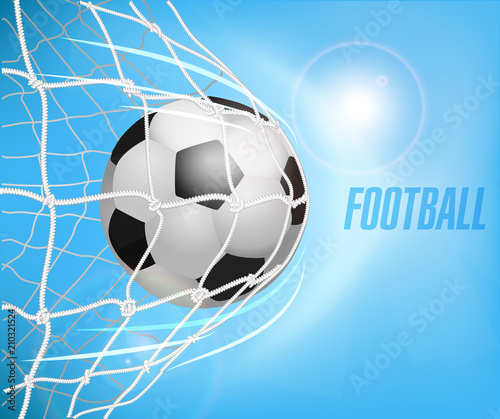Soccer background with space for text