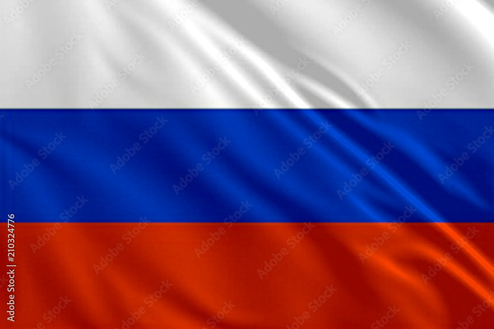 Russia wave flag with 3d wave effect Russia wave flag with 3d wave effect