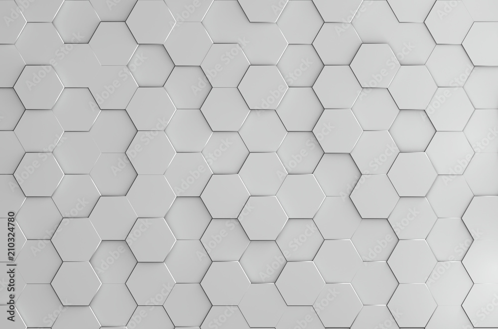 Hexagonal background. 3d background Hexagonal background. 3d background