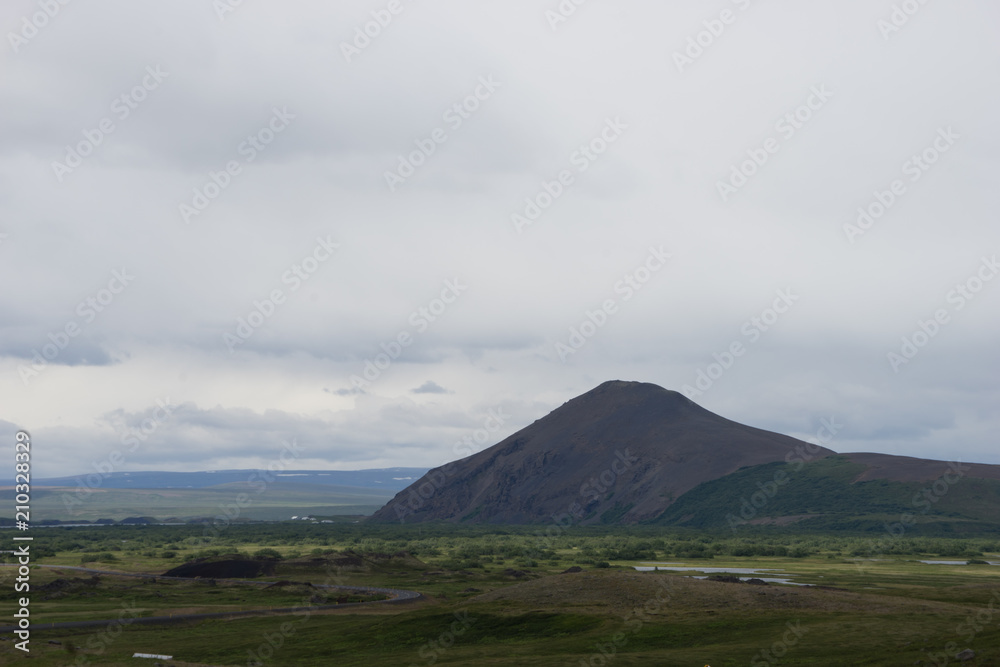 Landschaft im Gebiet um den Mývatn-See / Nord-Island