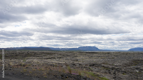 Landschaft im Gebiet um den Mývatn-See / Nord-Island