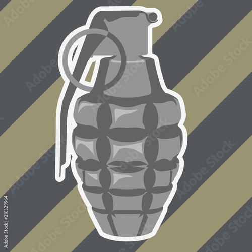 Hand fragmentation grenade - high-explosive shell