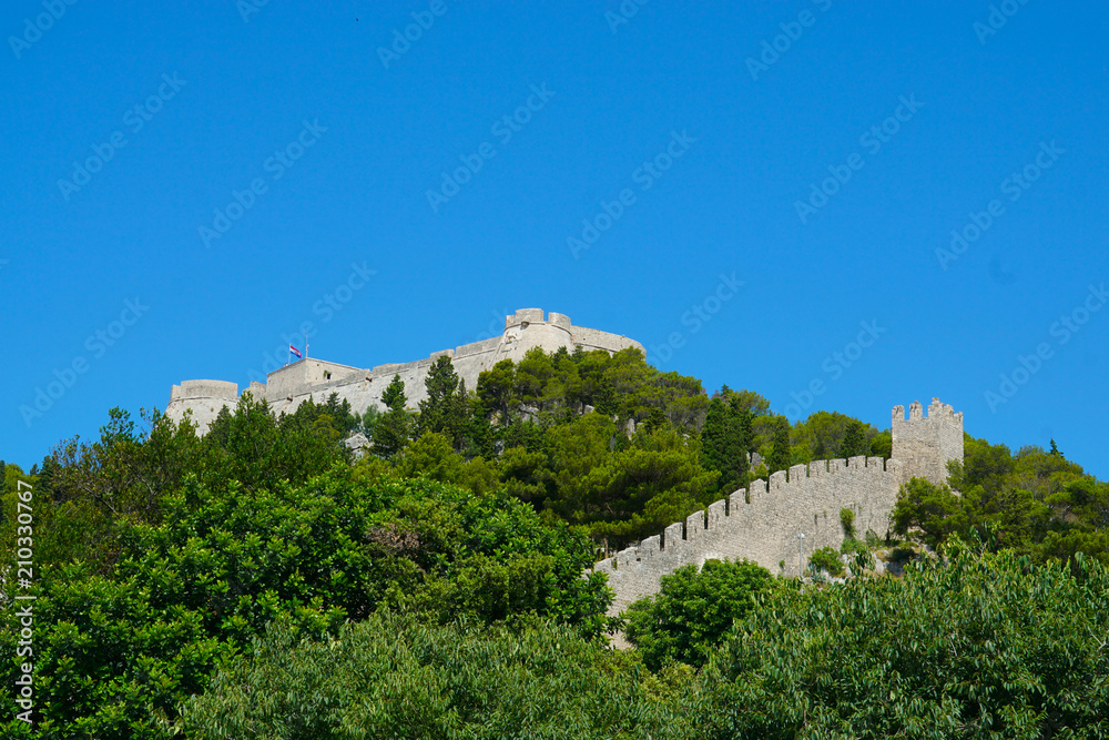 Hvar fortress in Croatia